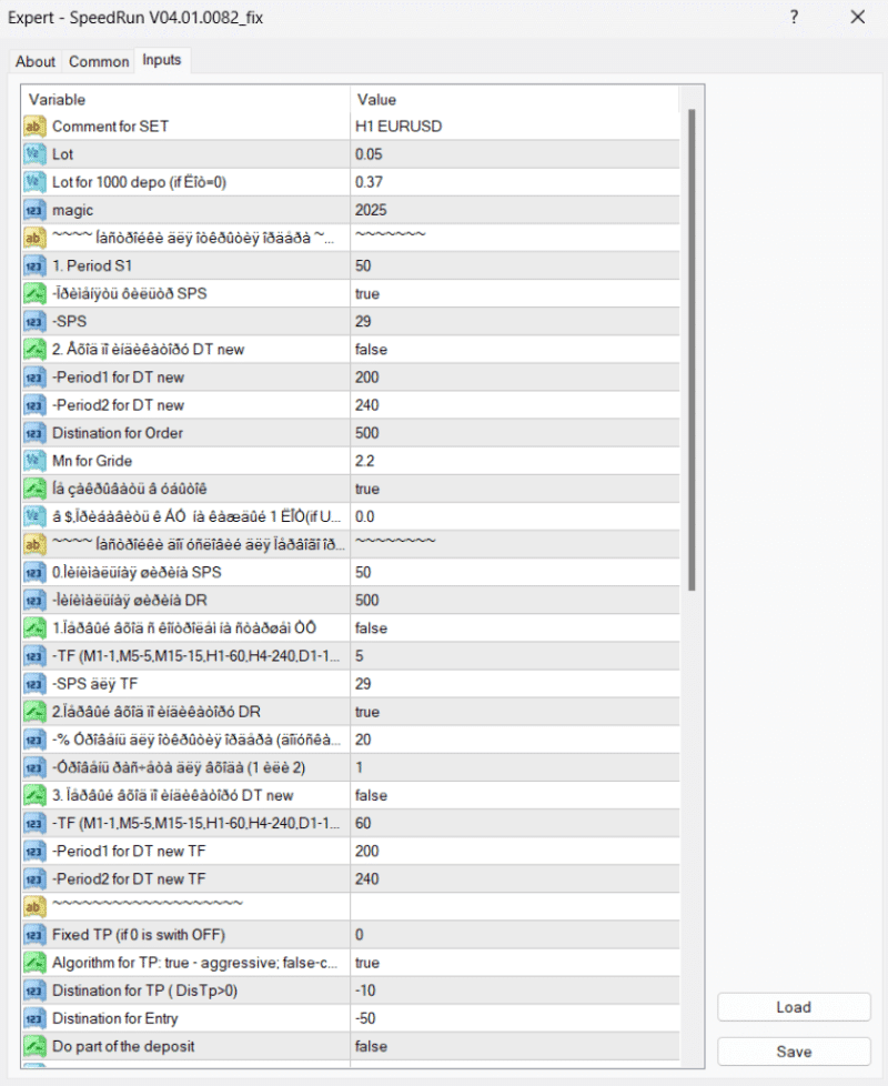 speedrun EA Metatrader