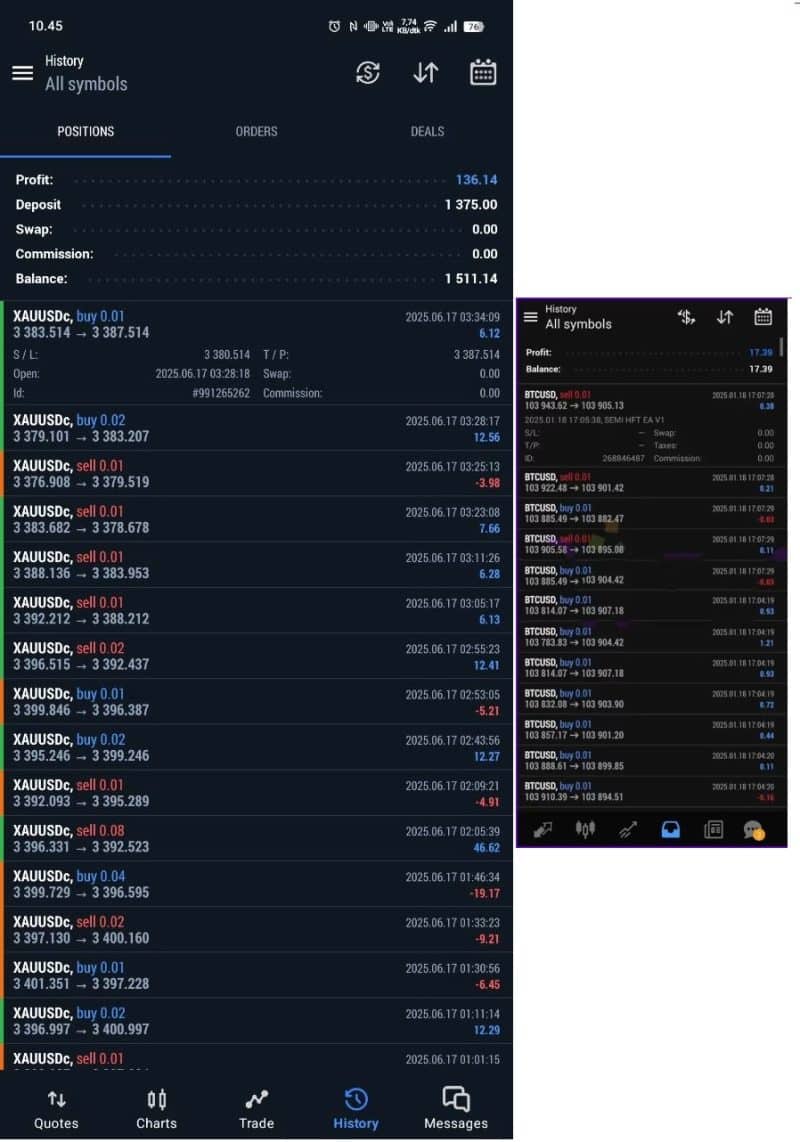 SEMI HFT EA