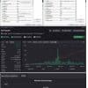 FAT BOT AUTO TRADE AI OnShoppie collage of FatTrendAI dashboards software settings windows trading charts and a 2026 monthly analytics bar chart with a rising line graph
