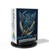 Boxed product with ornate blue owl logo and SMART OWL FX text on a curved display stand