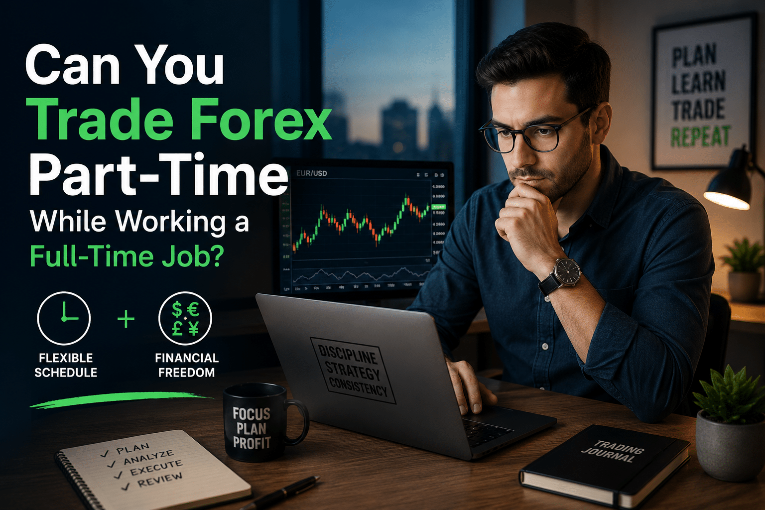 Can You Trade Forex Part Time While Working a Full Time Job