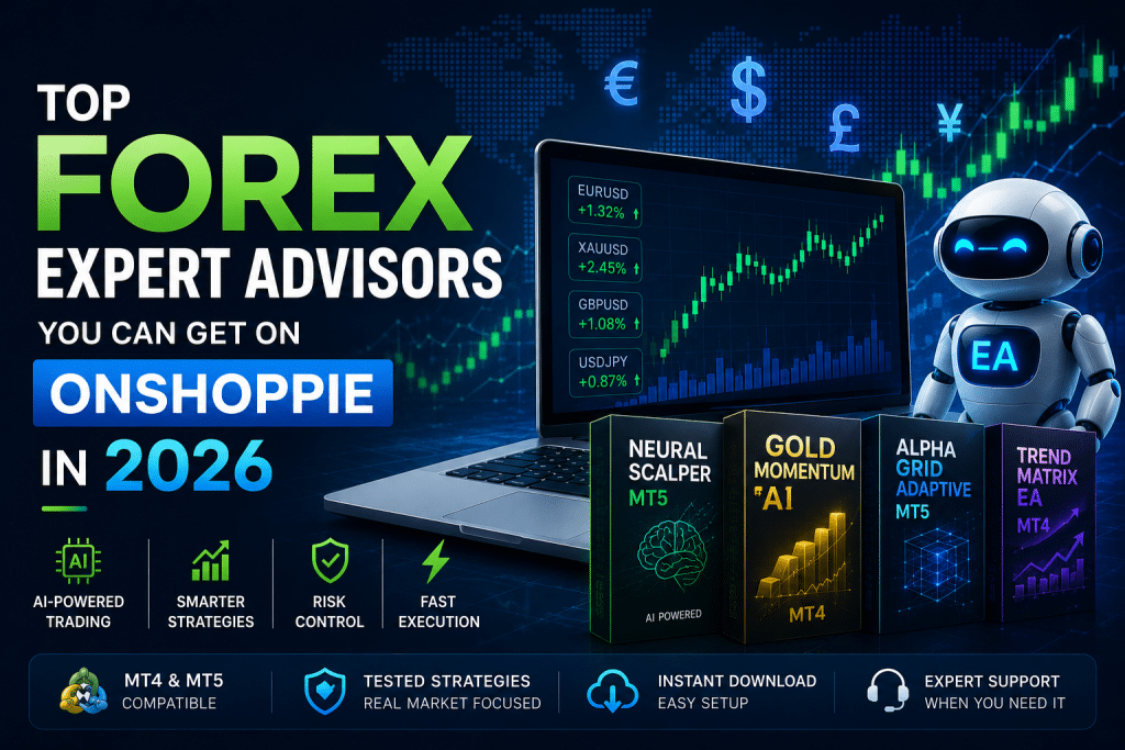 Top Forex Expert Advisors You Can Get on Onshoppie in 2026