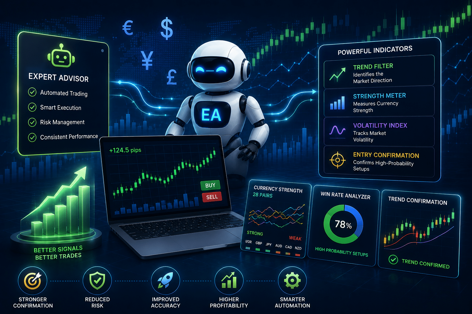 Forex Expert Advisors Combined with Powerful Trading Indicators