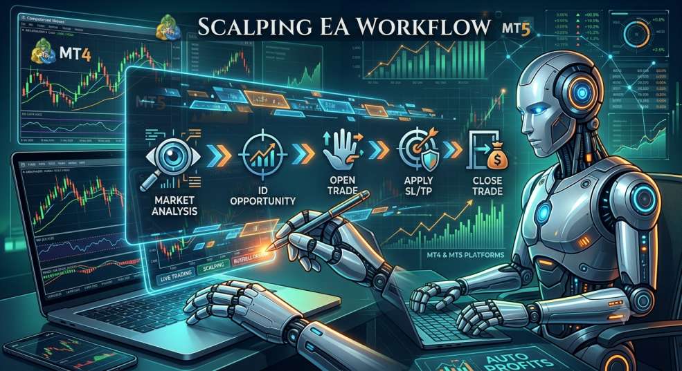 How the Scalping Robot EA works OnShoppie How the Scalping Robot EA works