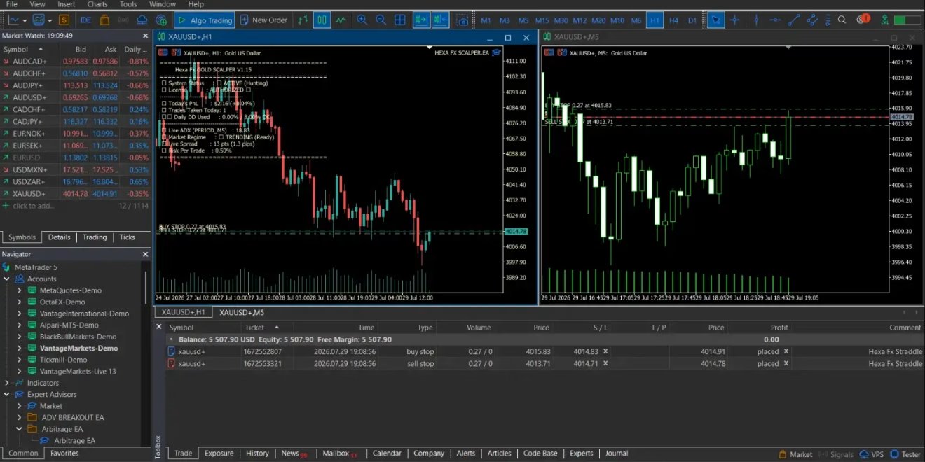 HEXA FX Scalper EA MT5 OnShoppie HEXA FX Scalper EA MT5
